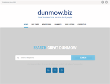 Tablet Screenshot of dunmow.biz